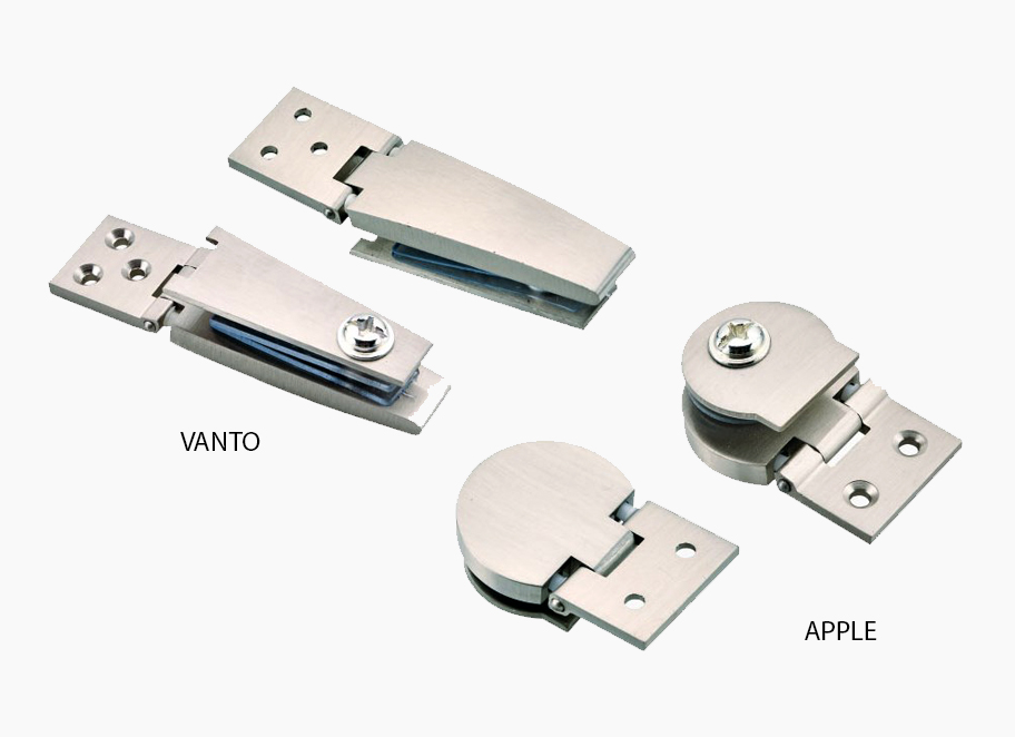 BRASS VANTO & APPLE GLASS HINGES