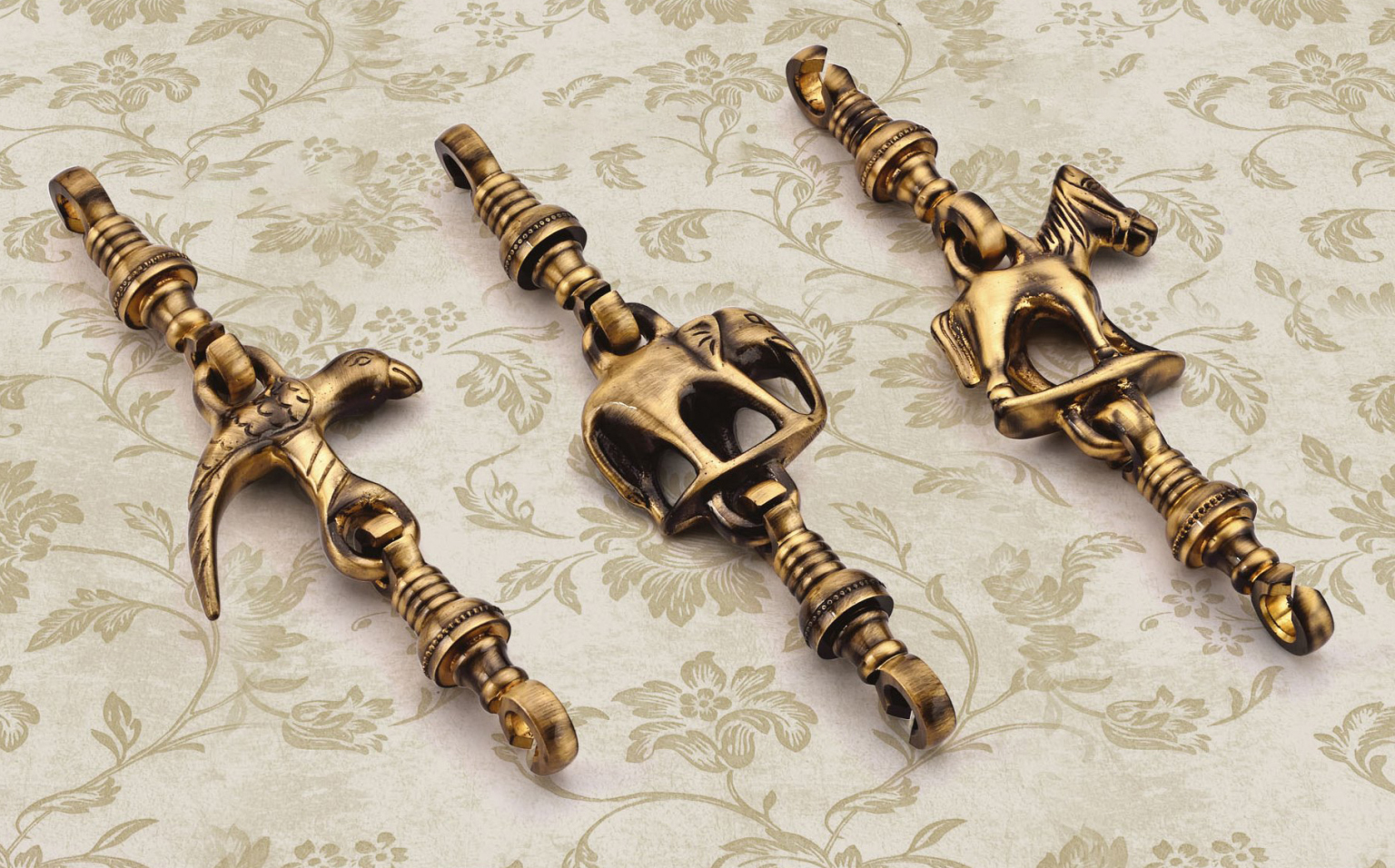 Brass Rajwadi Animal Set